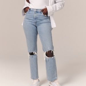 Abercrombie Curve Love 90s Straight 28S